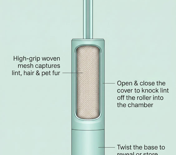 Reusable Lint Roller